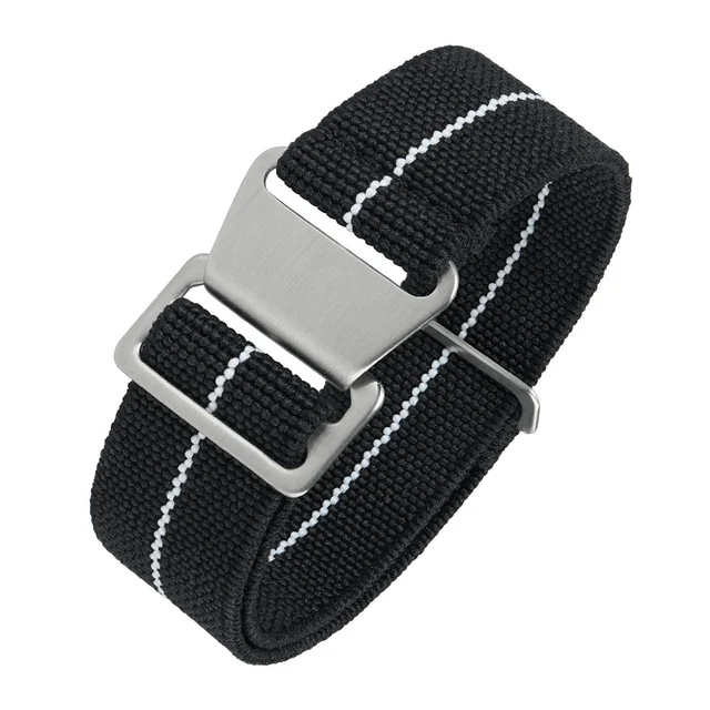 Wristfull Elastic Nylon Watch Band Military Watch Strap Men Outdoors Sport 20mm 22mm 伞兵表带-