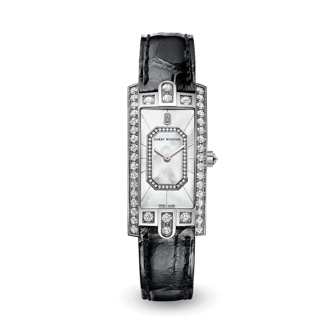 Harry Winston Avenue AVCQHM19WW136 40 mm kol saati