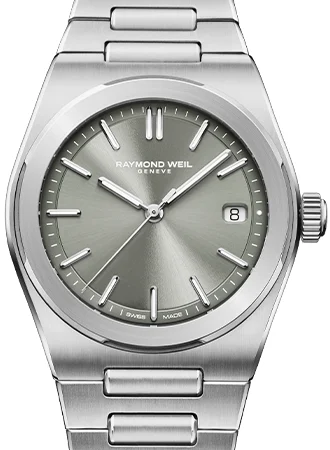 Raymond Weil Date Grey Ref. 1000-ST-52001 1000-ST-52001/RW 42 mm kol saati