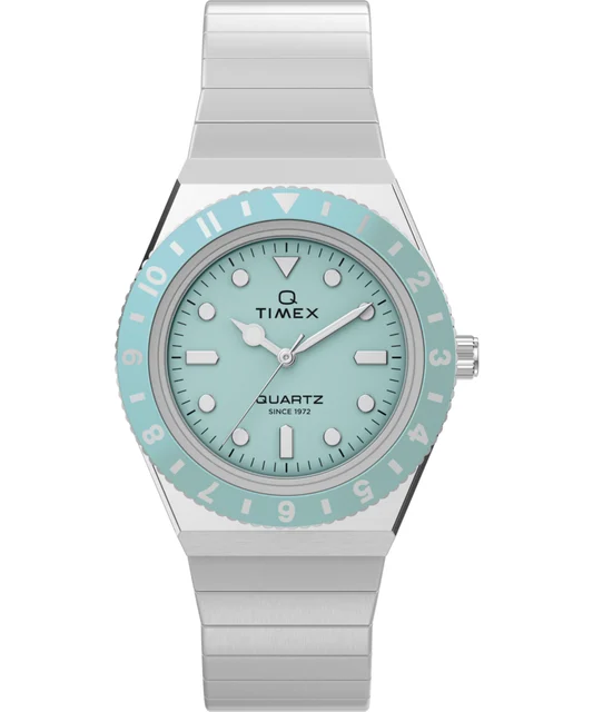 Timex Mini 30mm Stainless Steel Expansion Band Watch TW2Y77300 kol saati