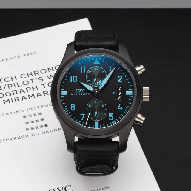 IWC IWC REF. 3880 PILOT'S WATCH TOP GUN MIRAMAR kol saati