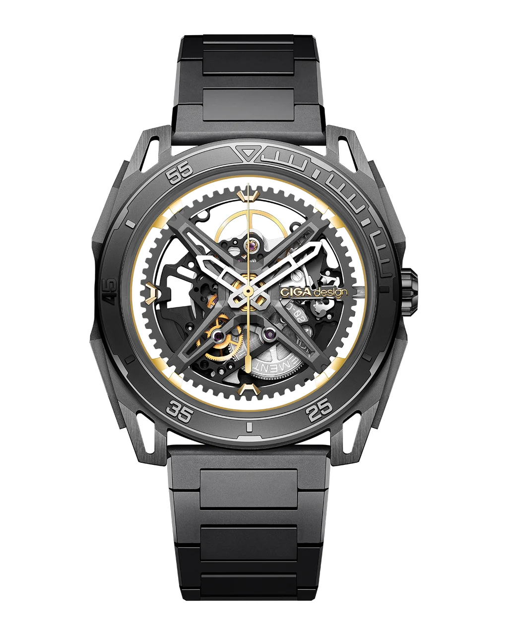 CIGA Design CD.Falcon.Carbon 44 mm kol saati