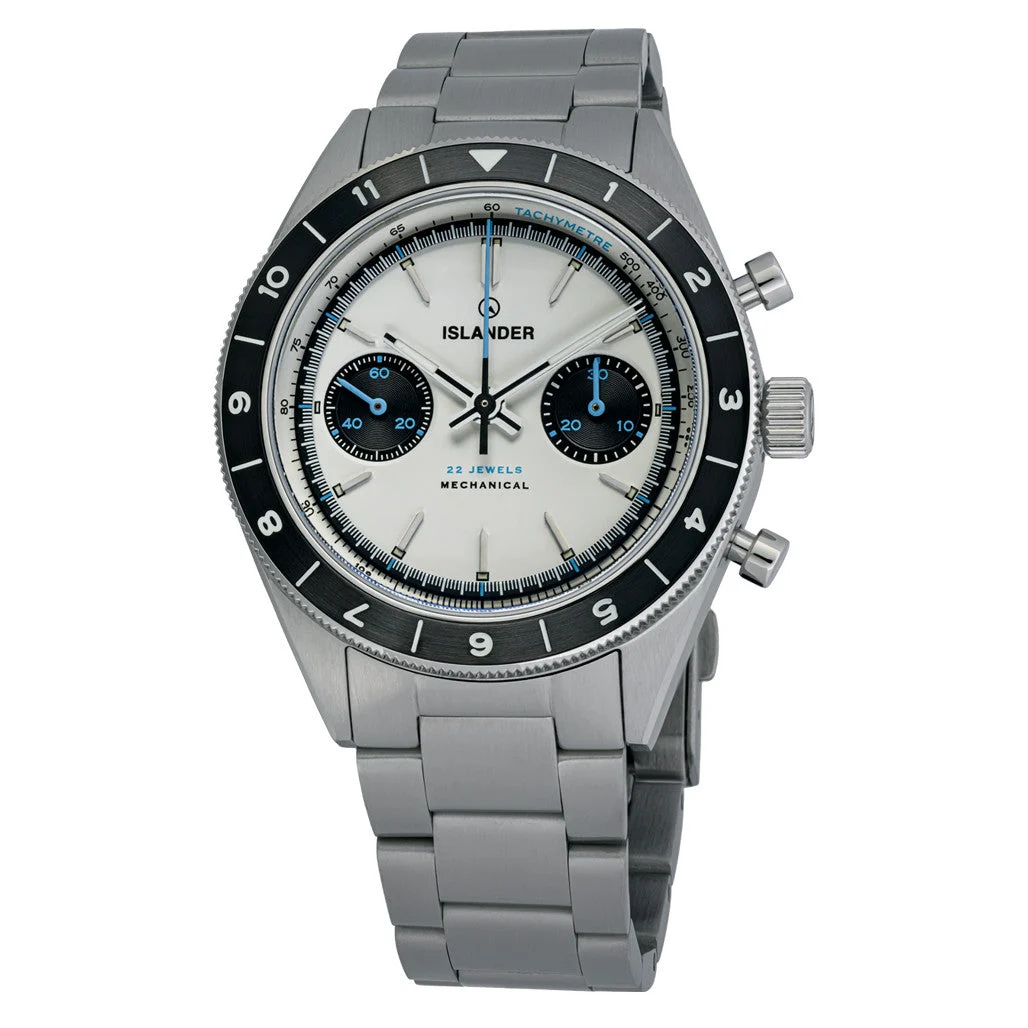 Islander Bridgehampton Racing Chronograph with Pure White Dial #ISL-235 40 mm kol saati