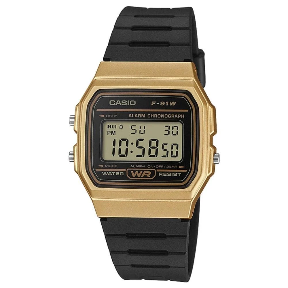 Casio Vintage F-91WM-9ADF-P 34 mm kol saati