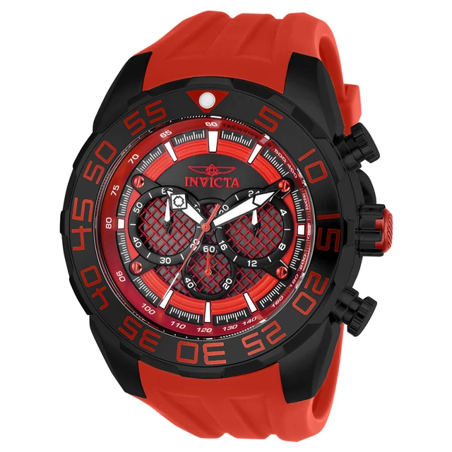 Invicta Speedway SCUBA Typhoon Watch - 50mm, Red (ZG-26310) kol saati