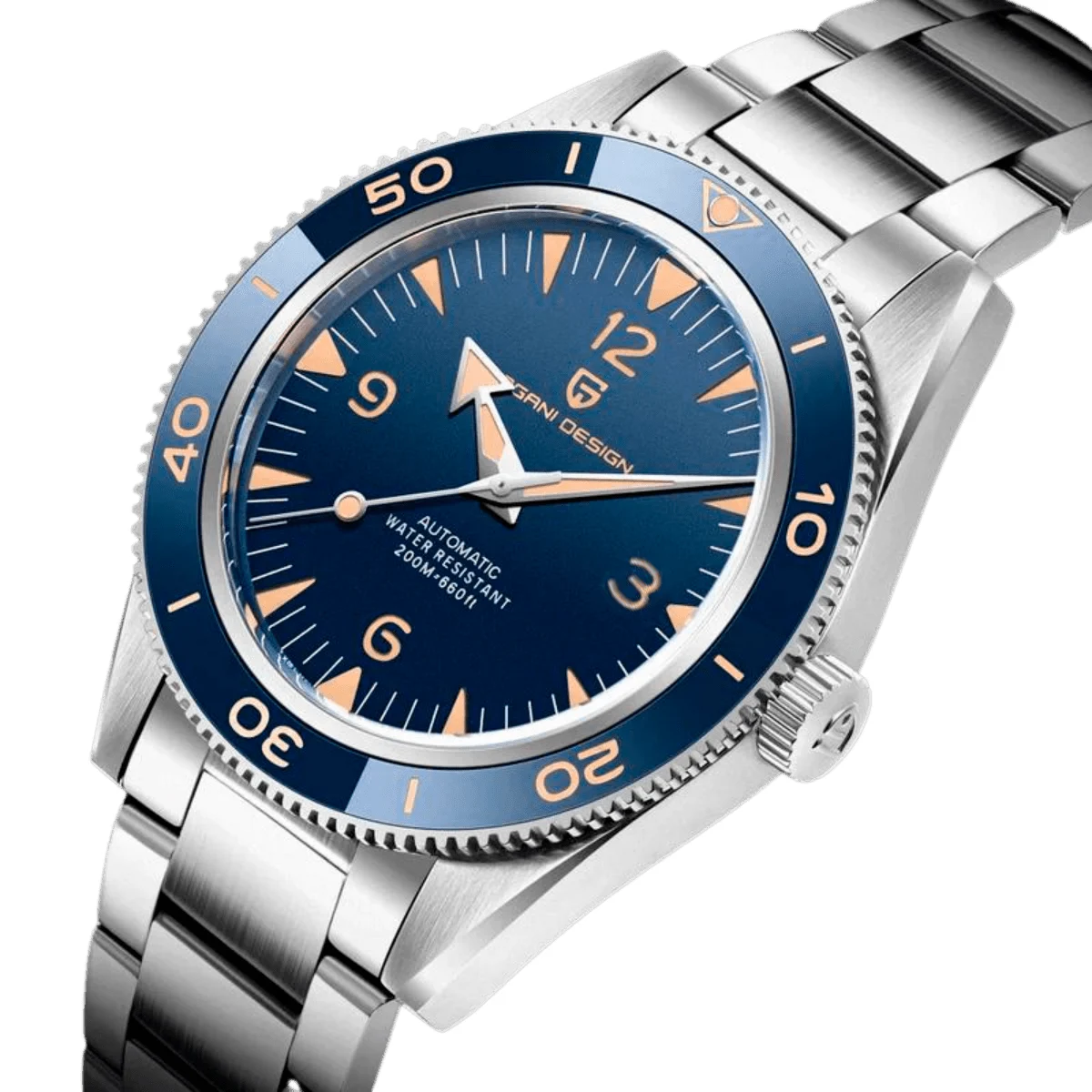 Pagani Design 14:100013777#Silver Blue V3;200007763:201336100 41 mm kol saati