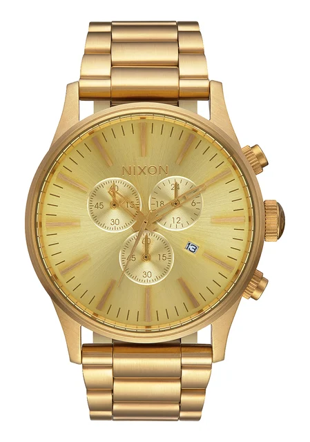 Nixon US Sentry Chrono - All Gold A386-502-00 kol saati