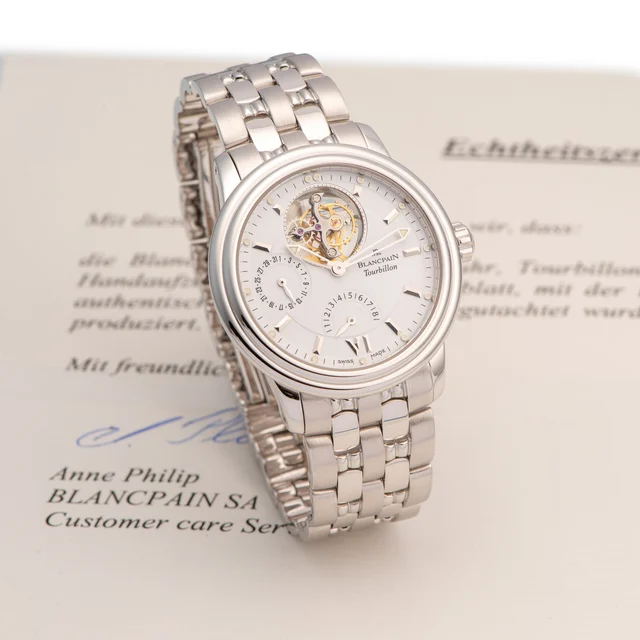 Blancpain BLANCPAIN, REF. 2123, TOURBILLON, WHITE GOLD kol saati