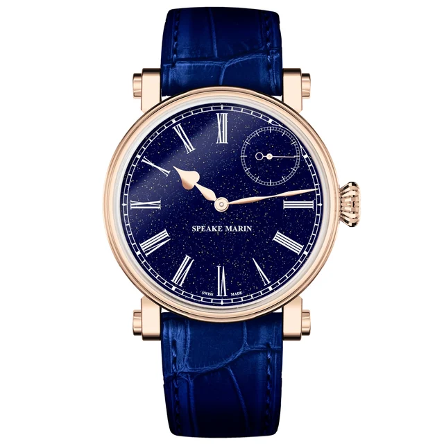Speake-Marin Speake Marin Resilience Midnight Red Gold 38mm 423802610 kol saati