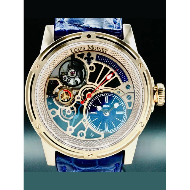 Louis Moinet Tempograph Chrome 18k Rose Gold 210000049762 kol saati