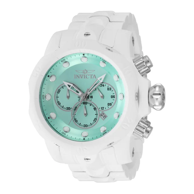 Invicta Venom Ghost Watch - 53.7mm, Aqua Plating, Steel (48222) kol saati