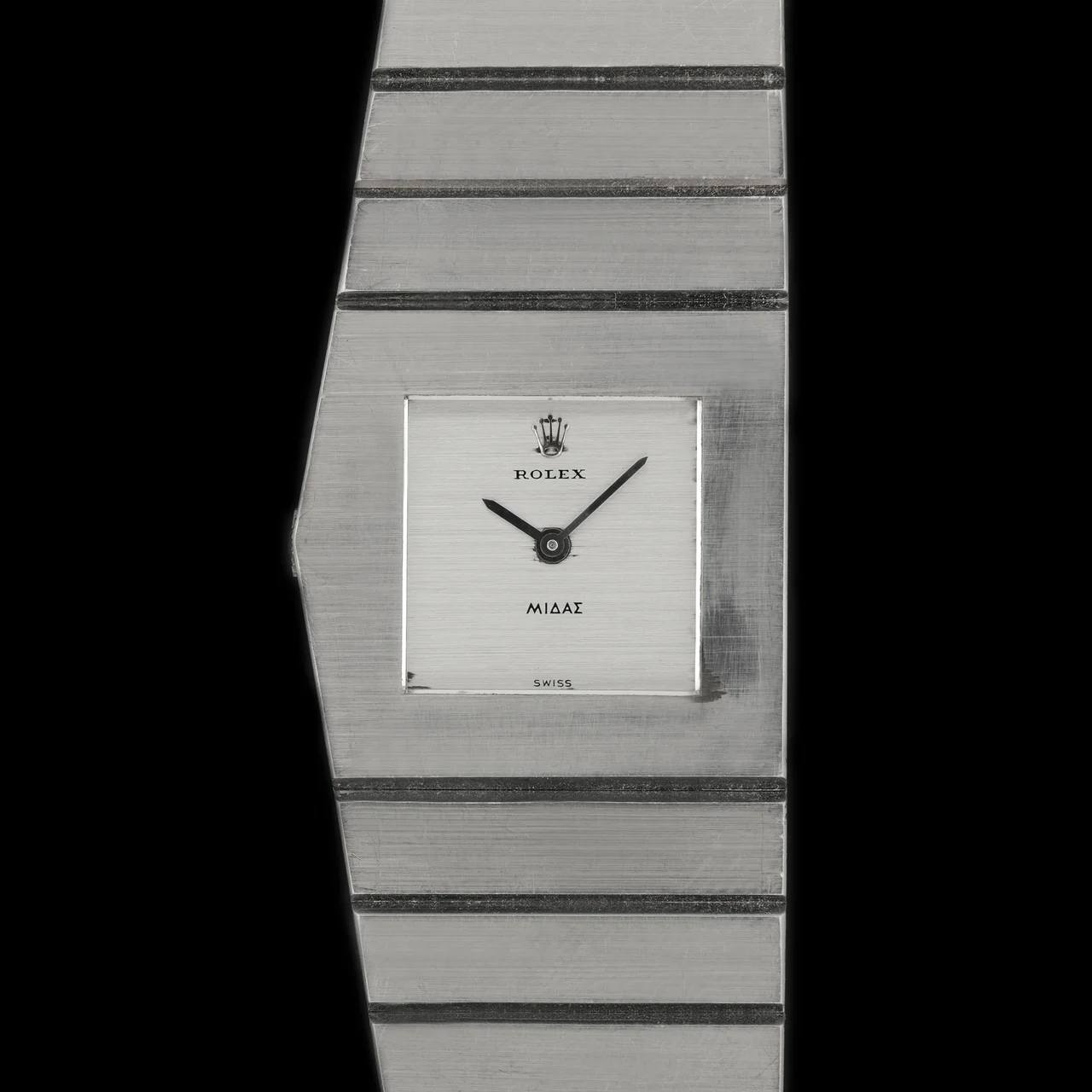 Rolex King Midas ref.9630 1st series White Gold from 1963 28 mm kol saati