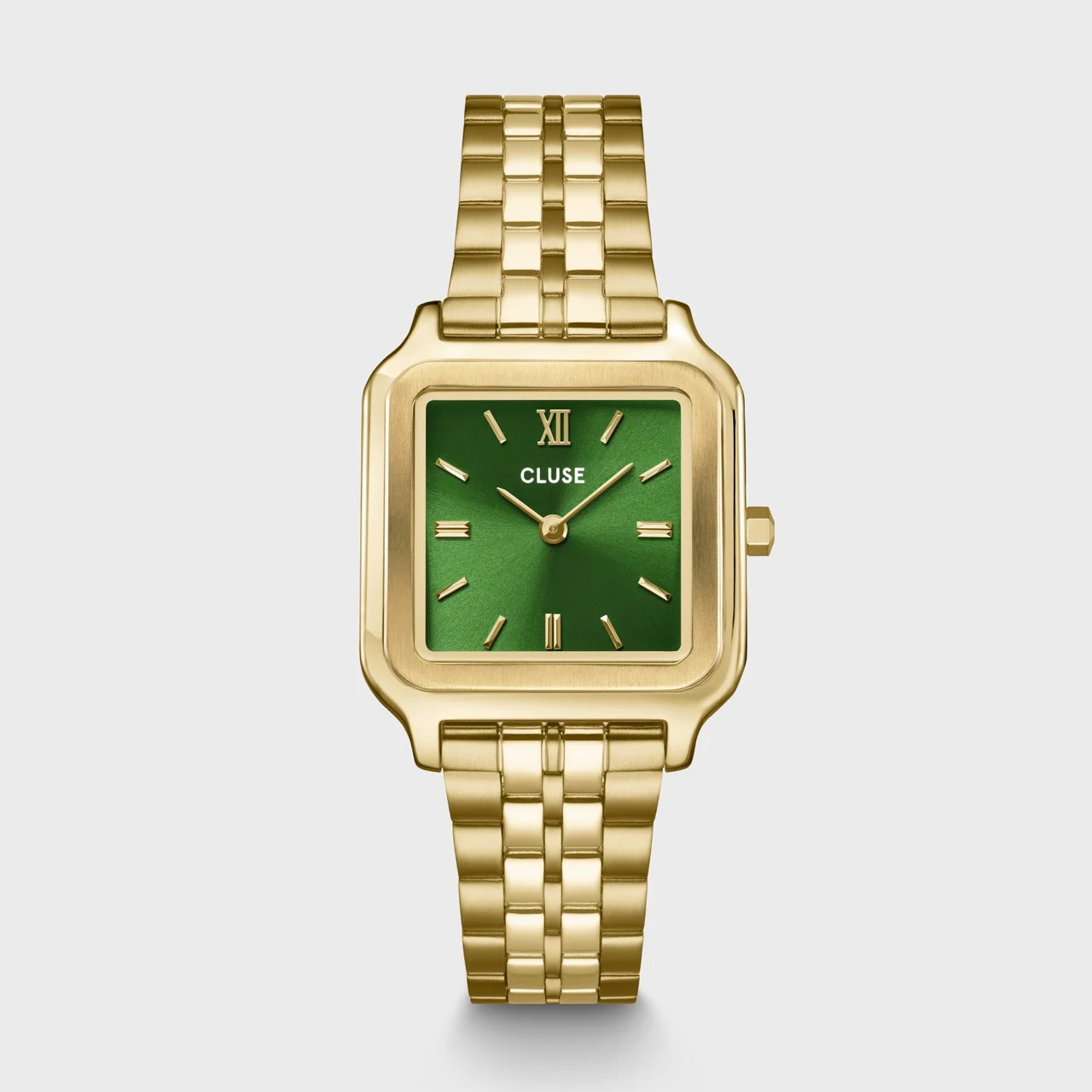 CLUSE Gracieuse Watch Steel, Forest Green, Gold Colour CW11905 28 mm kol saati