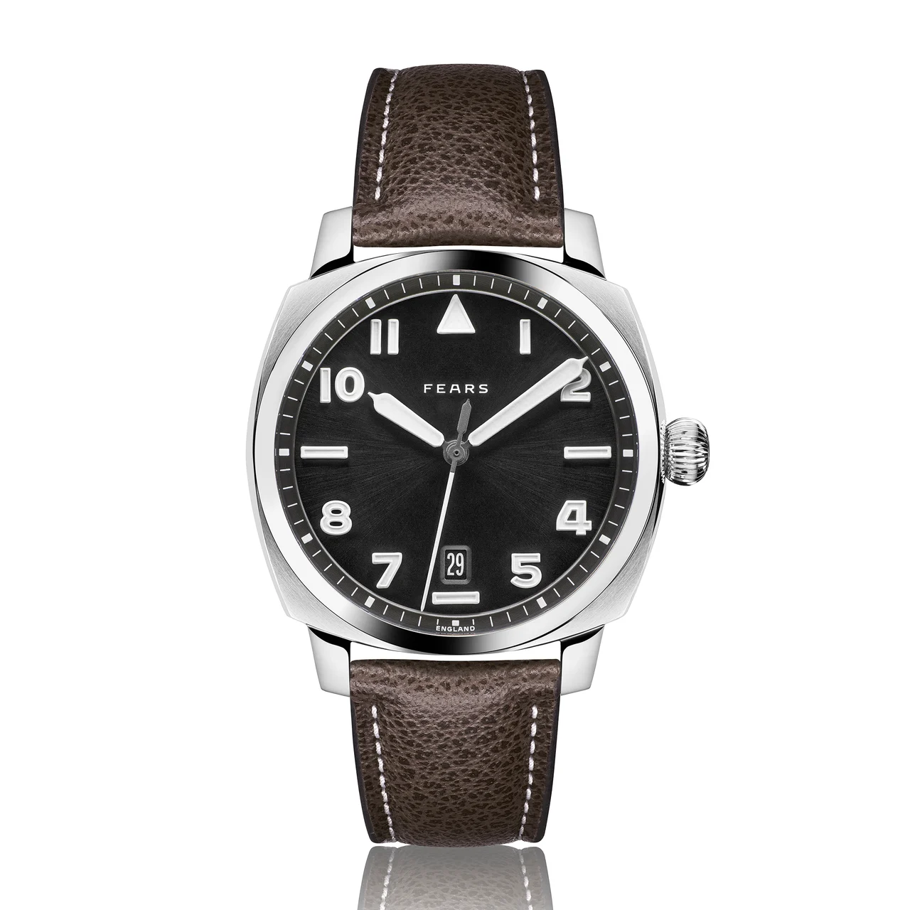 Fears Brunswick 40 Filton 'Raven Black' 40 mm kol saati