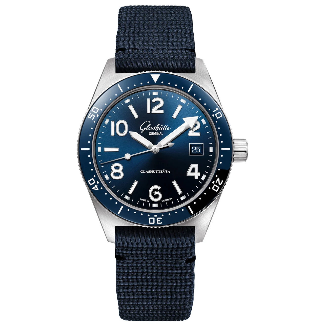 Glashutte Original Glashütte Original SeaQ Blue Dial 39.5mm 1-39-11-09-81-08 39.5 mm kol saati