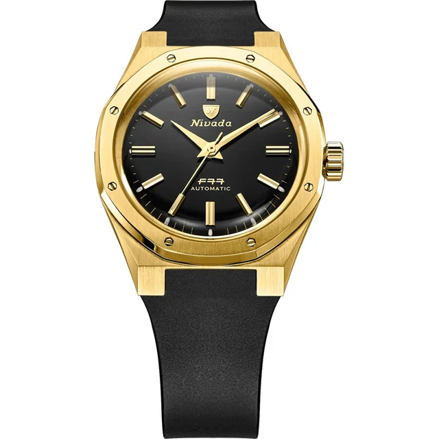 Nivada Grenchen Gold Mark 2 37mm 68028A77-DR kol saati