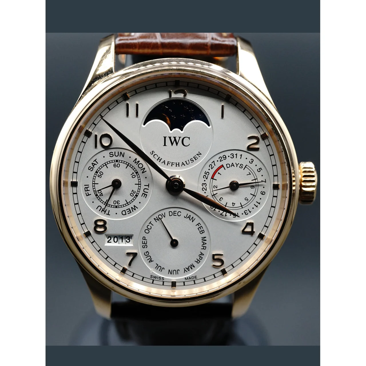 IWC Portugieser Perpetual Calander IW502306 210000018696 kol saati