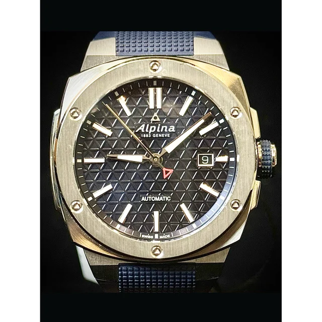 ALPINA Alpiner Extreme Automatic Stainless Steel Rubber Navy Blue Dial 41 mm 210000079709