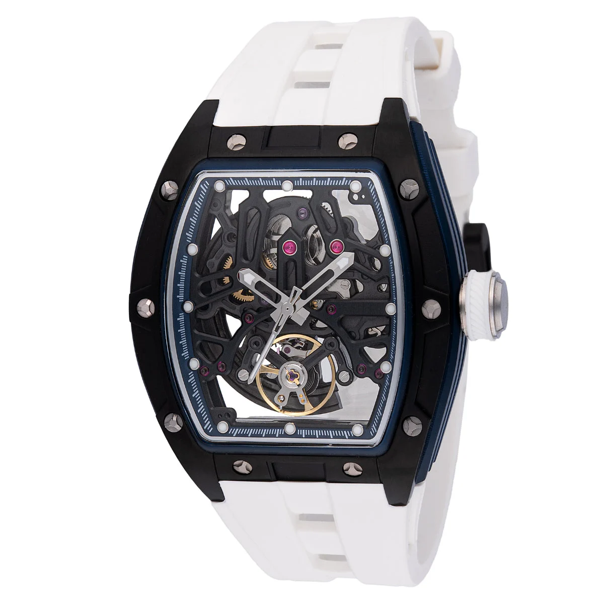 Invicta Rally Orberus Automatic Watch w/ Skeleton Dial - 44mm. White (49030) 44 mm kol saati