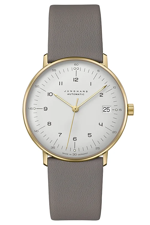 Junghans Max Bill 027_7108_02 34 mm kol saati