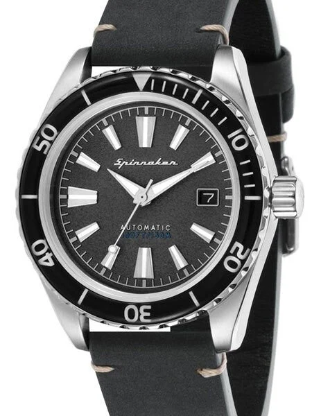 Spinnaker Fleuss Automatic Vintage Style Sports Watch with 43mm Case #SP-5056-02 kol saati