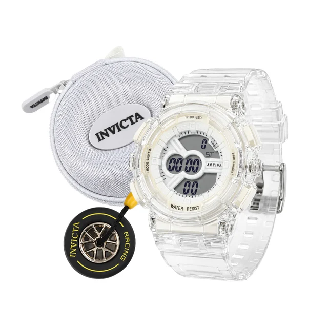 Activa Set Cyber Drift Limited Edition X Invicta - Digital Watch - 43mm, White (ACW-GA-L-5