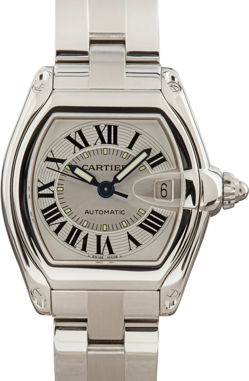 Cartier Roadster Roman Dial W62000V3 kol saati