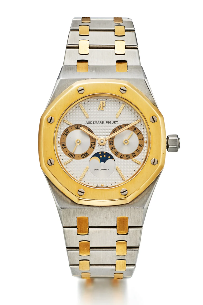 Audemars Piguet AUDEMARS PIGUET REF 25994, ROYAL OAK MOON PHASE STEEL AND GOLD kol saati