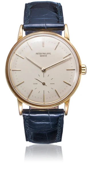 Patek Philippe Ref. 3425; self-winding; 18K yellow gold kol saati