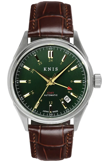 KNIS Classic GMT KN008-GRBRLE kol saati
