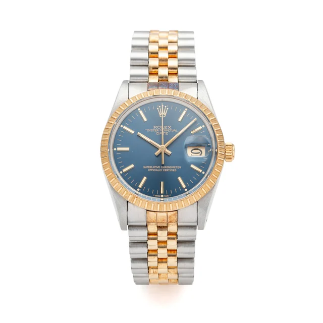 Rolex ROLEX, REF. 15053, OYSTER PERPETUAL DATE, STEEL AND GOLD kol saati