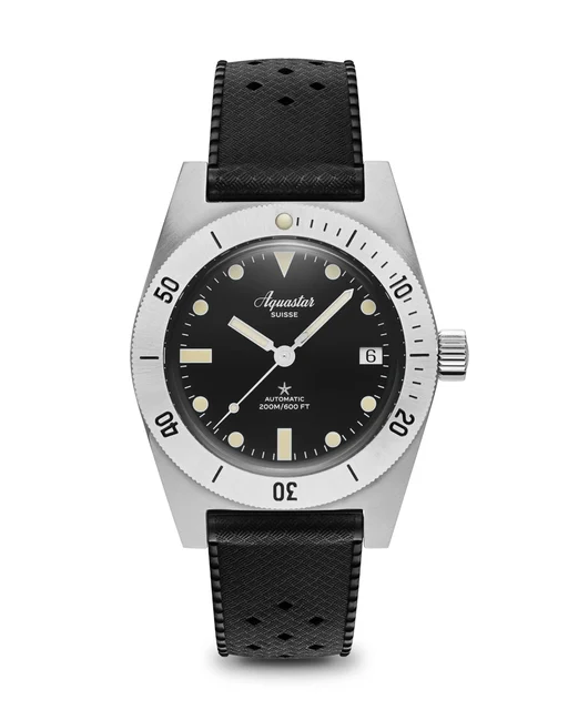 Aquastar Model 60 RE-EDITION MKII auf Tropic-Armband kol saati