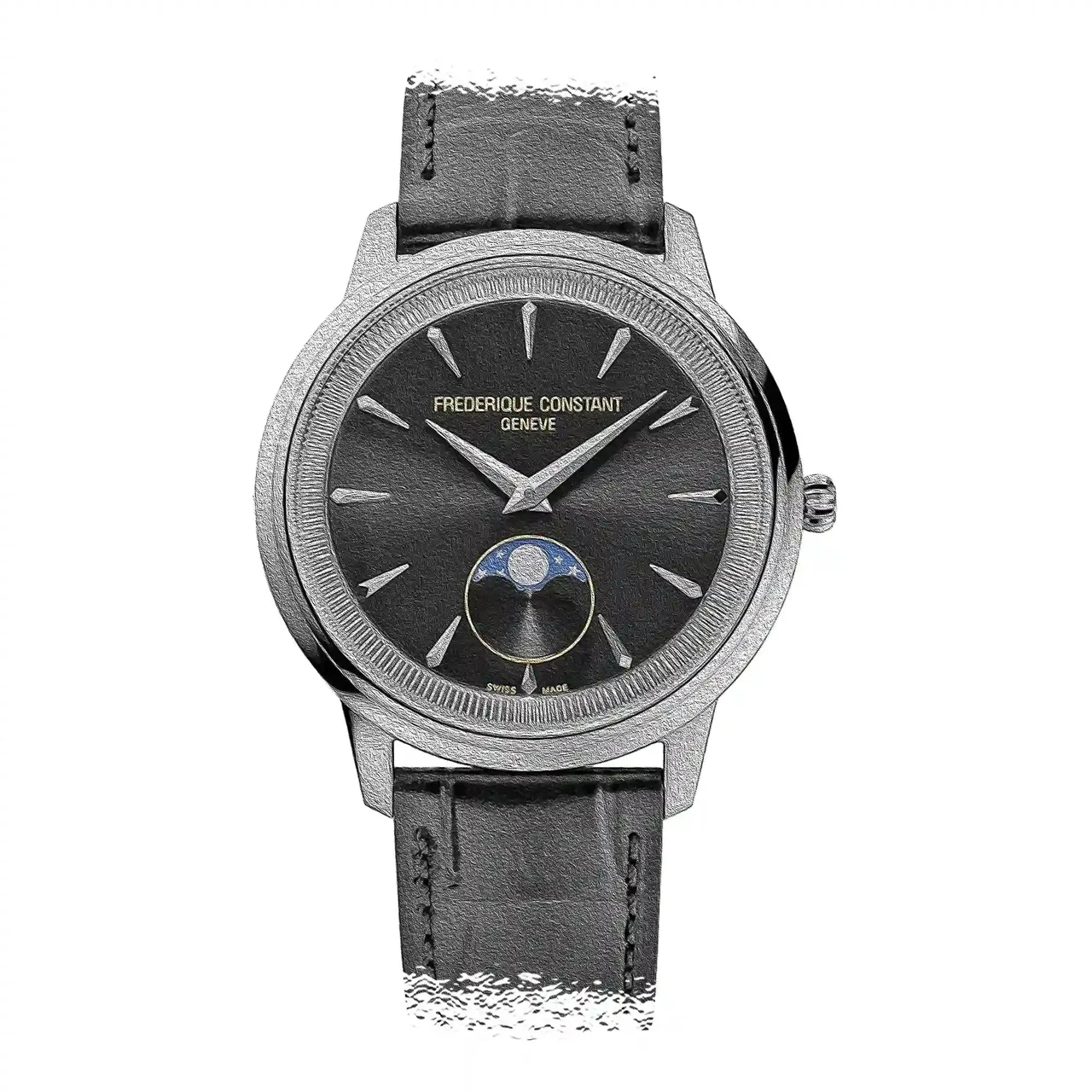 Frederique Constant Classics Moneta Moonphase 43346 37 mm kol saati