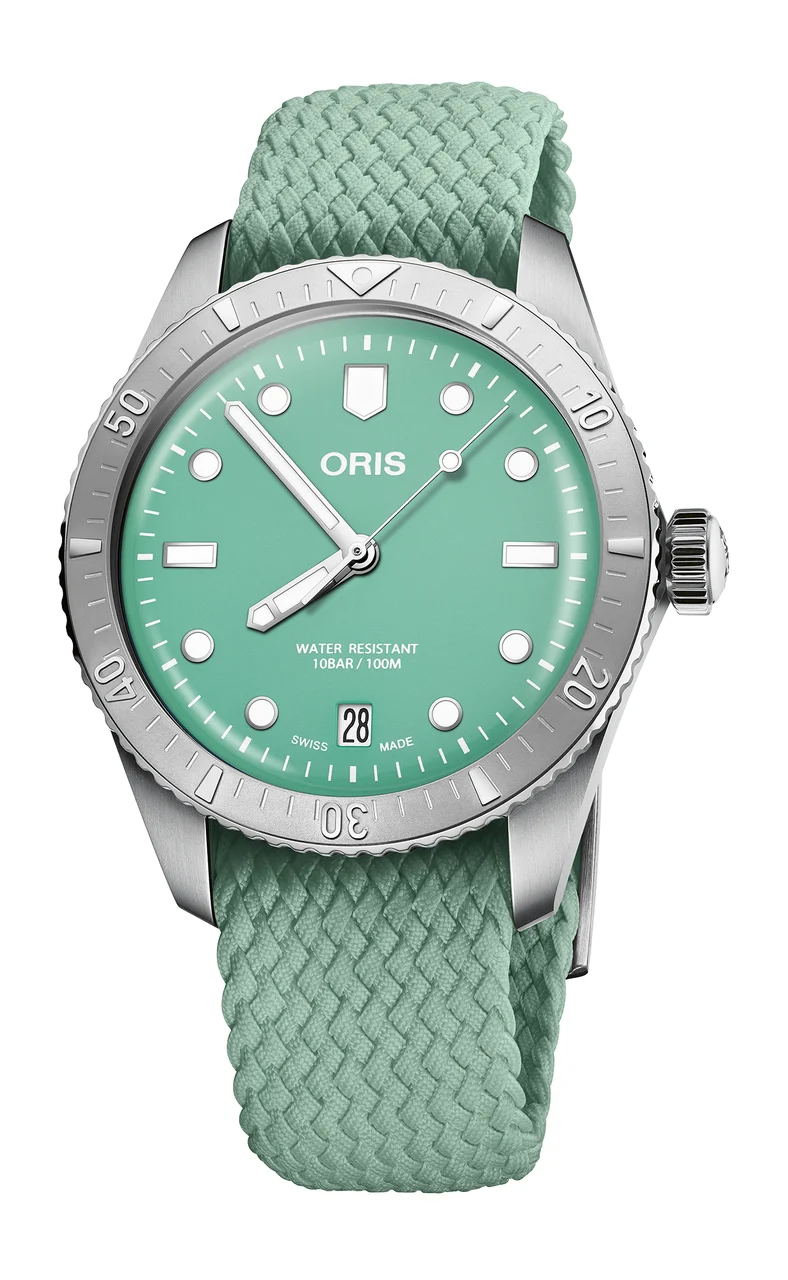 Oris Divers Sixty-Five Cotton Candy 01 733 7771 4057-07 3 19 03S 38 mm kol saati