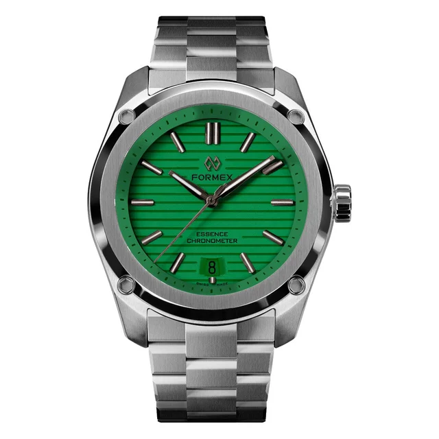Formex Essence 39mm Swiss Splash Automatic Chronometer with Jungle Green Dial #0333-1-6607