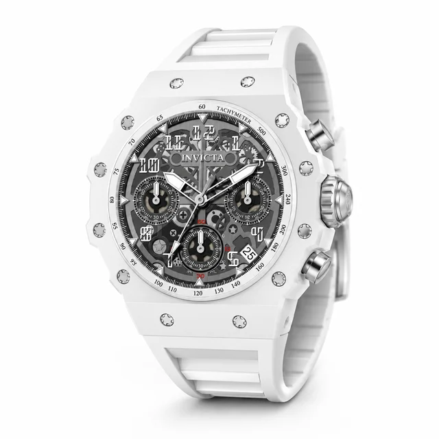 Invicta Racing Apexium Watch - 41mm, White (69619) kol saati