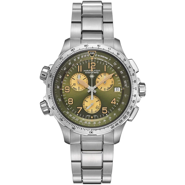 Hamilton Khaki Aviation X-Wind GMT Chrono Quartz H77932160 kol saati