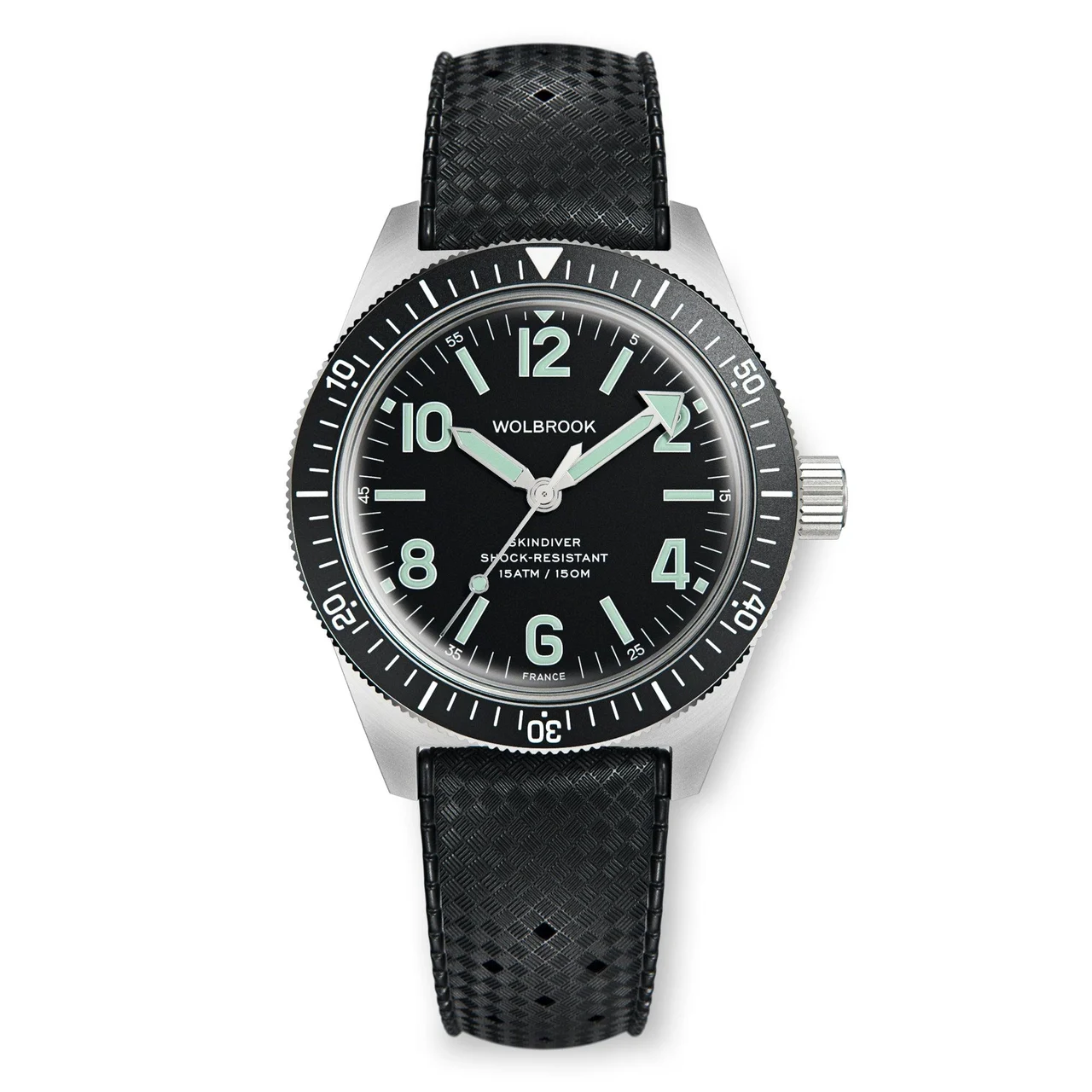 Wolbrook 22-SA-001-RB1-BLK 48 mm kol saati
