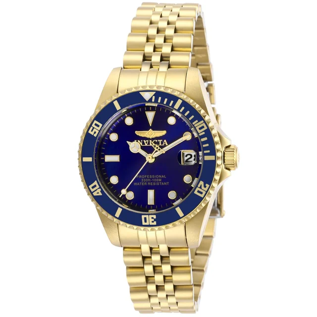 Invicta Pro Diver Watch - 34mm, Gold (ZG-29191) kol saati