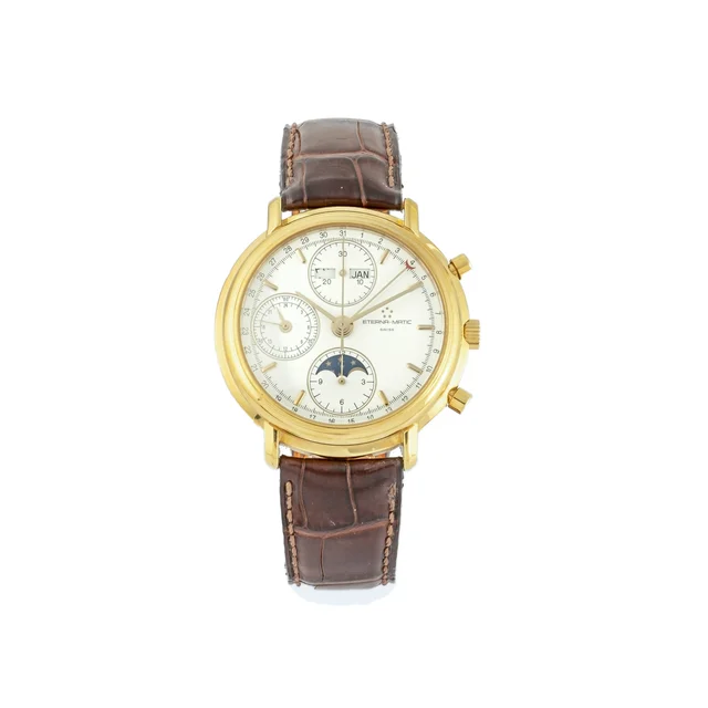 Eterna Watch Ref. 678.2147.68 R, self-winding, chronograph, minute and hour counters, trip