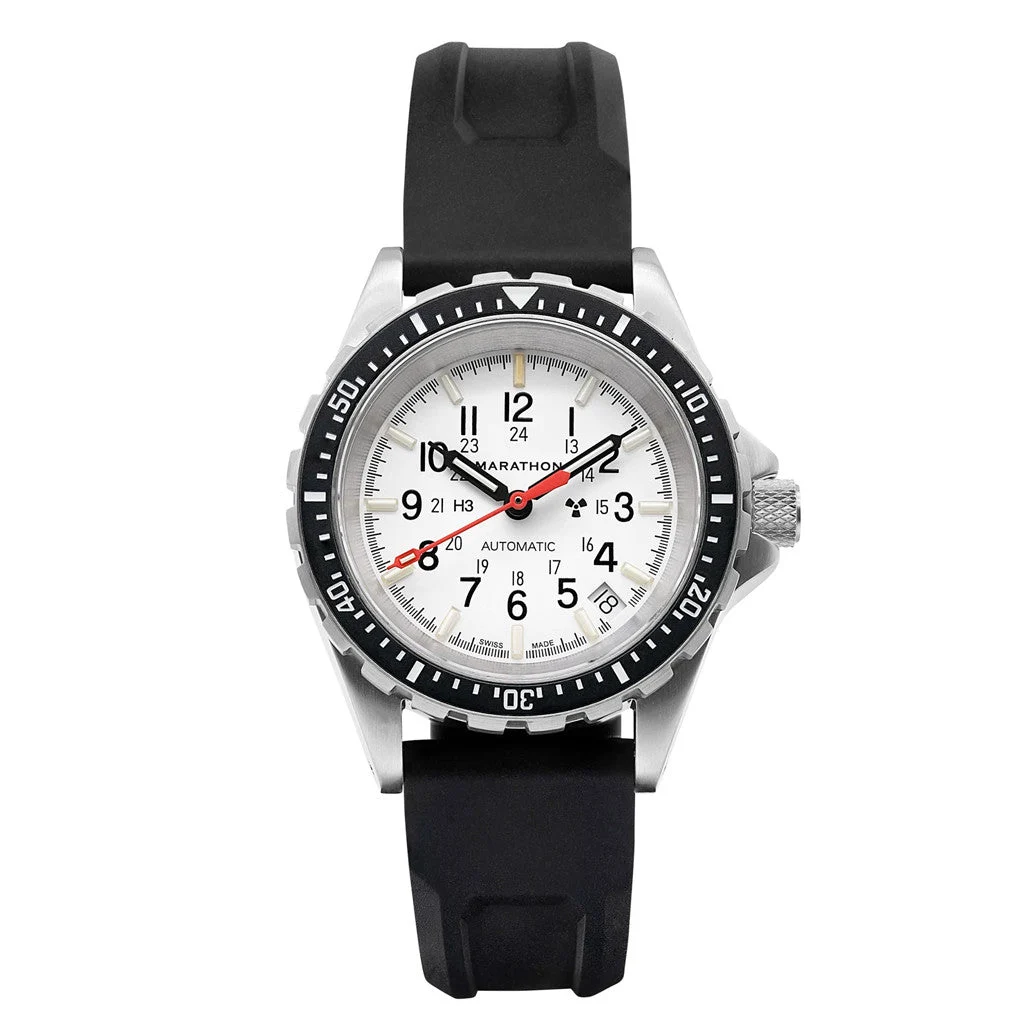 Marathon Swiss Made, (Medium) GSAR Automatic Military Divers Watch with Sapphire Crystal #WW194026-WD kol saati