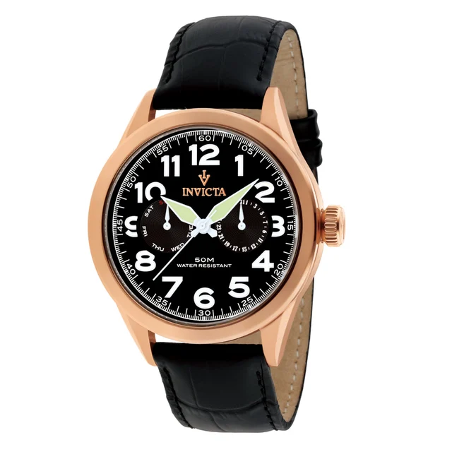 Invicta Vintage Watch - 45mm, Black (ZG-11742) kol saati