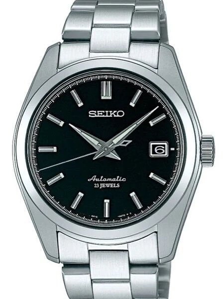 Seiko Scratch and Dent - Black Dial Automatic Dress Watch with 38mm Case, and Sapphire Crystal #SARB033 6 SND875 38 mm kol saati