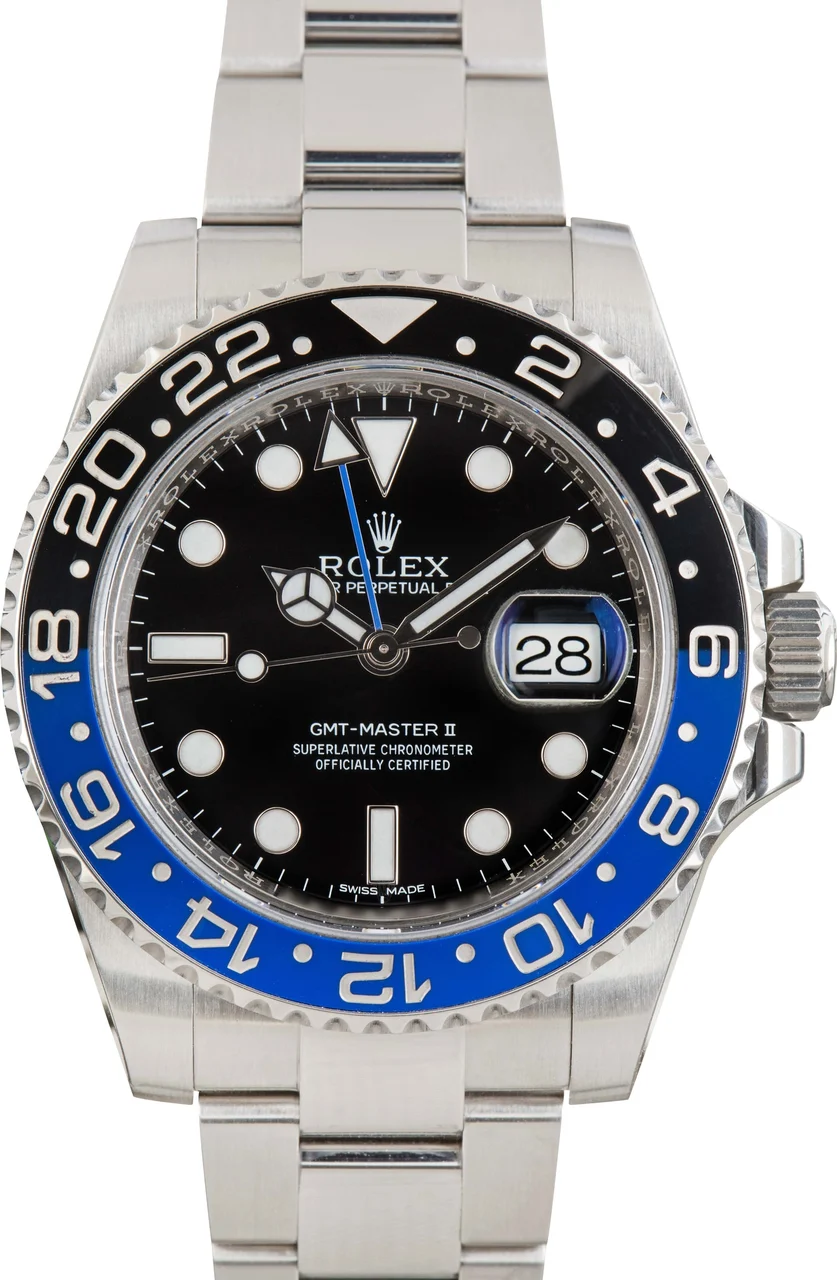 Rolex GMT-Master II Ref. 116710 Batman 40 mm kol saati