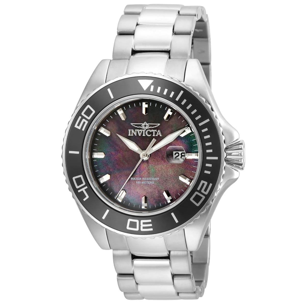 Invicta Pro Diver Thalora Watch w/ Mother of Pearl Dial - 48mm. Steel (23068) 48 mm kol saati