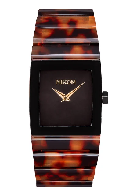 Nixon US Lynx Acetate - Tortoise / Black A1259-647-00 kol saati