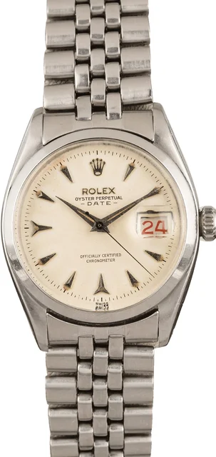 Rolex ROLEX, REF. 6534, OYSTER PERPETUAL DATE, STEEL kol saati