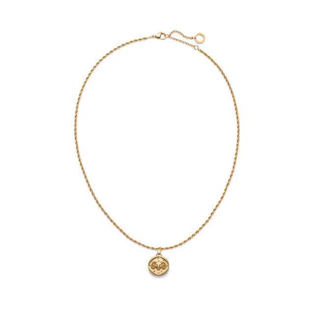 Default Set Aries Charm und Halskette Gold PH-JE-1289 kol saati