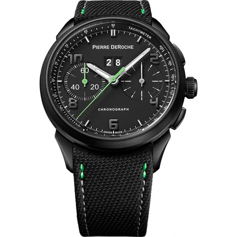 Pierre DeRoche GrandCliff Dark Side Chrono GRC10015ACI0-002CUI kol saati