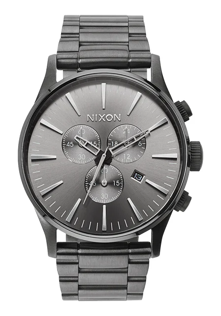Nixon US Sentry Chrono - All Gunmetal A386-632-00 kol saati